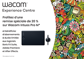 Wacom : Promos sur les tablettes graphiques !