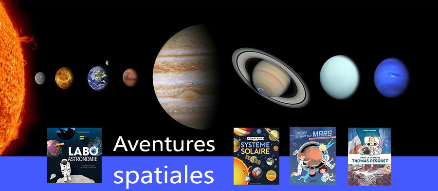 Bannière Livres aventures spatiales
