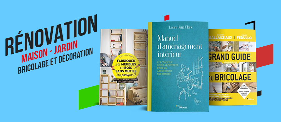 Livres bricolage rénovation maison jardin