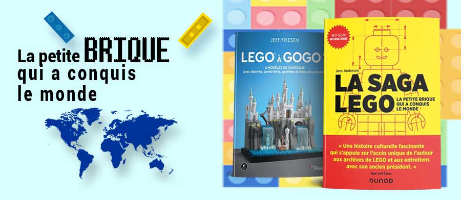 Livres LEGO® La saga et les jeux - Librairie Eyrolles